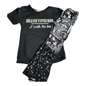 💥 4 for $20💥 Girls size 6/7 Johnny Cash pant set